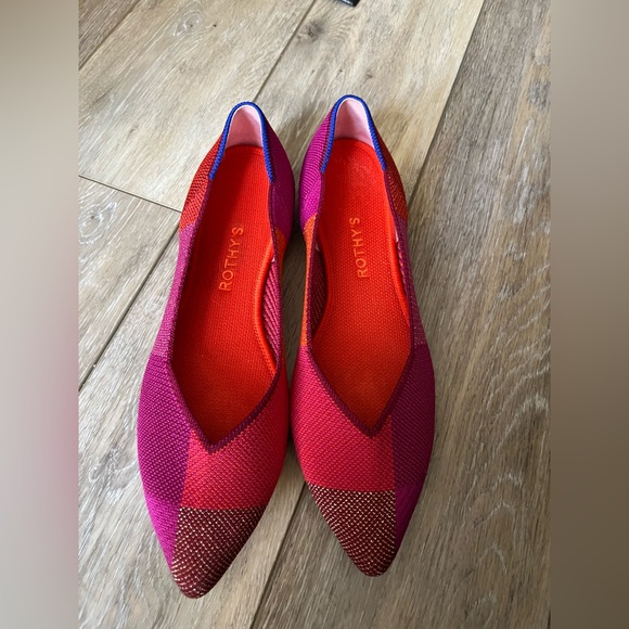Rothy's Vibrant Colorblock Flats - Picture 1 of 4